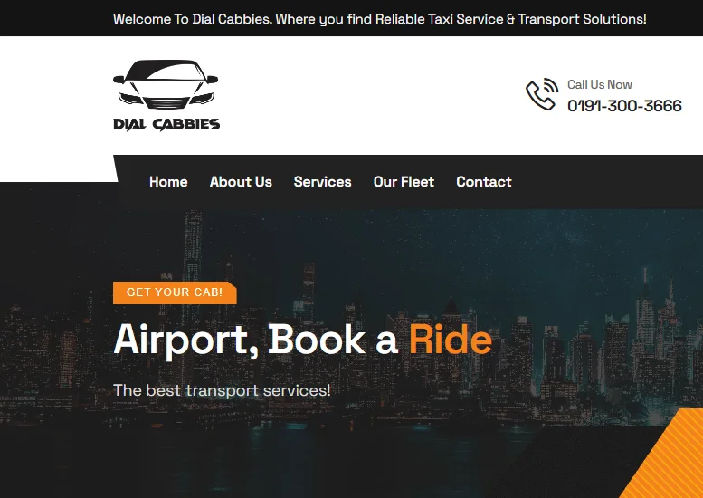 Rebuilding a Durham Taxi Company's Website and Local SEO From the Ground Up Overview